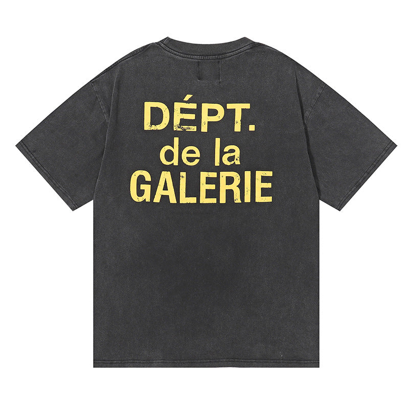 Gallery Dept T Shitrs Retro Washed Distressed Short Sleeve