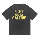 Gallery Dept T Shitrs Retro Washed Distressed Short Sleeve
