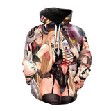 Anime Hoddies Azur Lane 3D Printed Azur Lane Sweatshirt