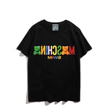 Moschino T Shirt Teddy Bear Pattern Quick-Drying Loose Short Sleeve