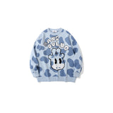 Man Fall Outfits Cartoon Bear Sweater Male Student Loose Fashion Sweater