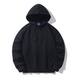 Men Hoodie Solid Color Hoodie Casual Loose plus Size