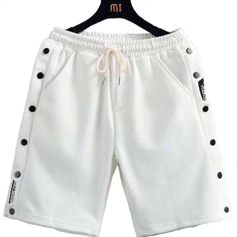 Men White Shorts Men's Summer Sports Pants Casual Shorts