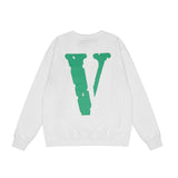 Vlone Hoodie Hoodie Sweater Loose Letters Plus Velvet