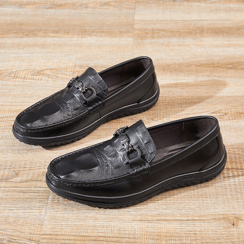 Men's Loafers Relaxedfit Slipon Loafer Men Shoes Spring Men's Leather Shoes Breathable