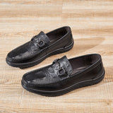 Men's Loafers Relaxedfit Slipon Loafer Men Shoes Spring Men's Leather Shoes Breathable