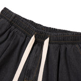 Men Shorts Summer Denim Shorts Casual Straight Pants