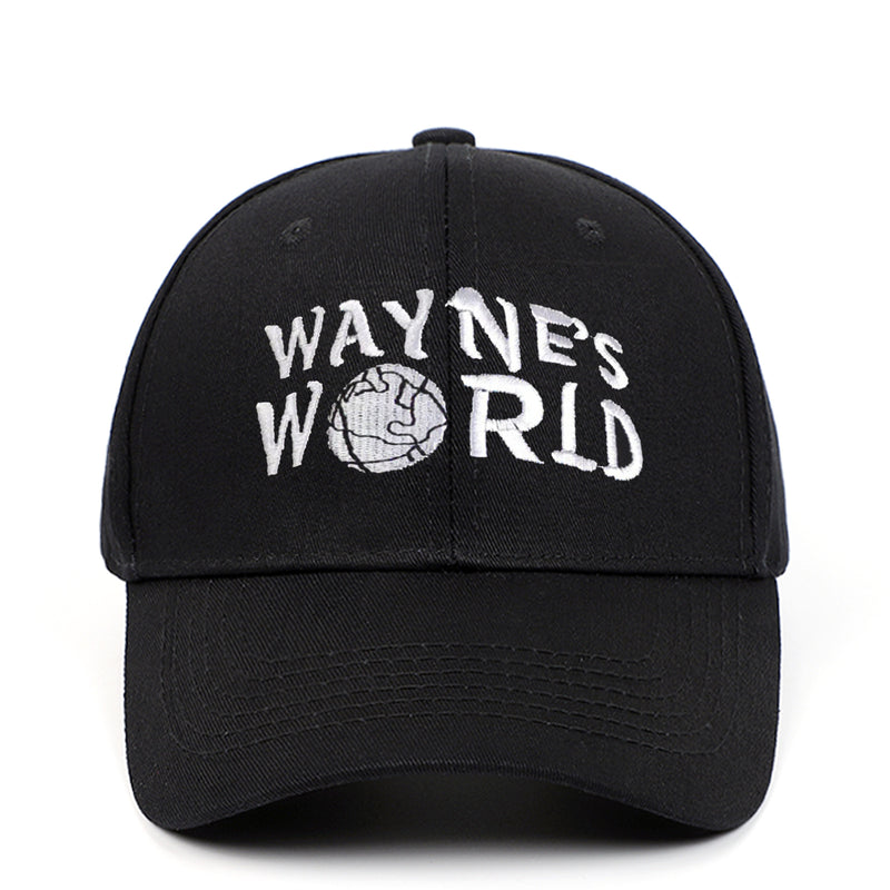 Wayne's World Hat Embroidered Baseball Cap Peaked Cap Sunhat Outdoor Sport Cap