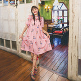 Coachella Music Festival Outfits Heavy Embroidery Printed Patchwork Retro Dress Loose