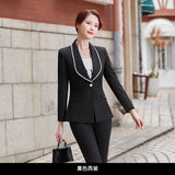 Interview Suit Women Chiffon White Blazer Women's Thin Dress Suit
