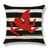 Valentine's Day Pillow Covers 4 Piece Random Styles Together, Home Decoration Red Letter Office Waist Cushion Cover