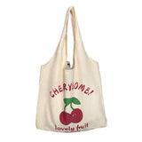 Strawberry Bags Illustration Schoolbag Shopping Bag Female