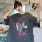 Tom And Jerry T Shirt Loose Chic
