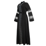 African Dashiki Dress Women Coat Dress Black