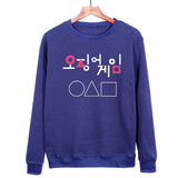 Squid Game Costume Printed Adult Round Neck Sweater