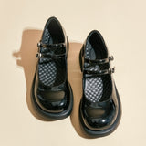 Mary Jane Shoes Leather Shoes Pumps