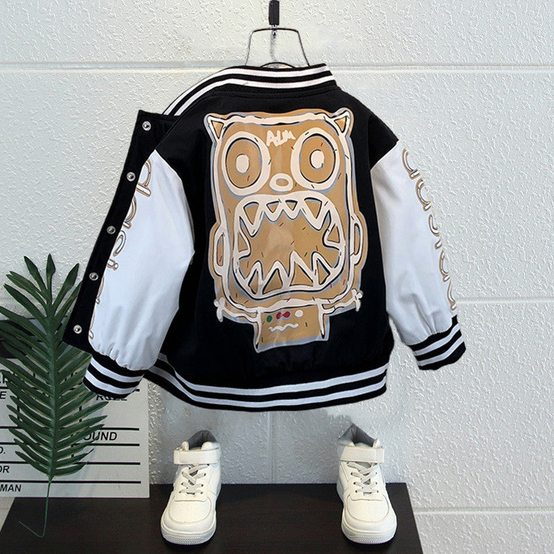 Toddler Boys Jackets Boy's Autumn Coat Baseball Top