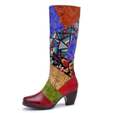 Justin Yellowstone Boots Retro Ethnic Style Retro Women'S Shoes
