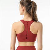 Underwear for Sweating Hollow-out Beauty Back Sports Yoga Vest