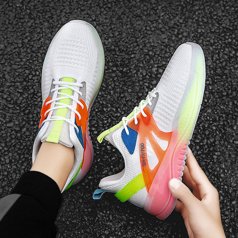 designer Sneaker Shoes Summer Men's Shoes Colorblock Breathable Sneakers