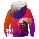 Children Hoodie Space Jam  Jordan Anime Personality Children's Sweater