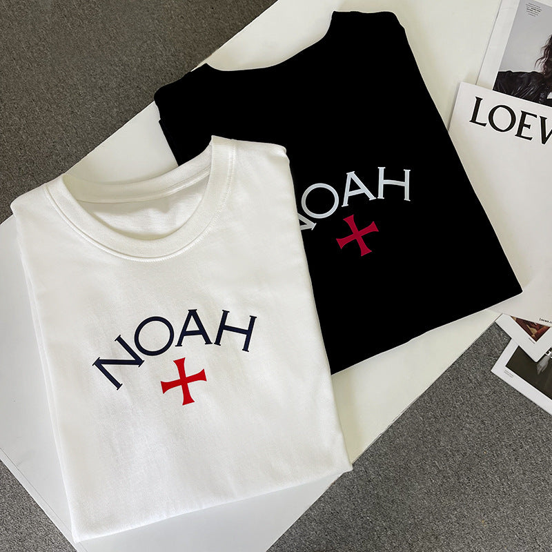 Noah T Shirt Male And Female Trendy Casual Loose Short Sleeves T-Shirt