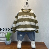 Toddler Boys Sweater Boys' Suit Spring and Autumn Autumn Clothes Clothes