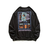 Crew Neck Sweatshirts for Men Men's Autumn Crew Neck Sweater Printing Youth Bottoming Shirt for Men