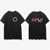 Squid Game Costume Casual Printed Men's and Women's Short Sleeve T-shirt
