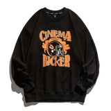 Crew Neck Sweatshirts for Men Men's Clothing Autumn I Printed Crew Neck Sweatshirt Men's Casual