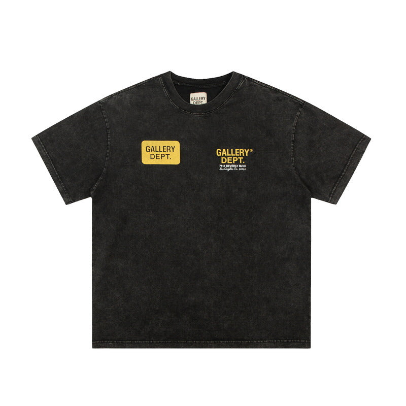 Gallery Dept T Shitrs High Street Printed Letter Short Sleeve Men and Women