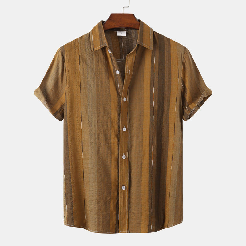 Camp Collar Shirt Floral Short Sleeve Shirt