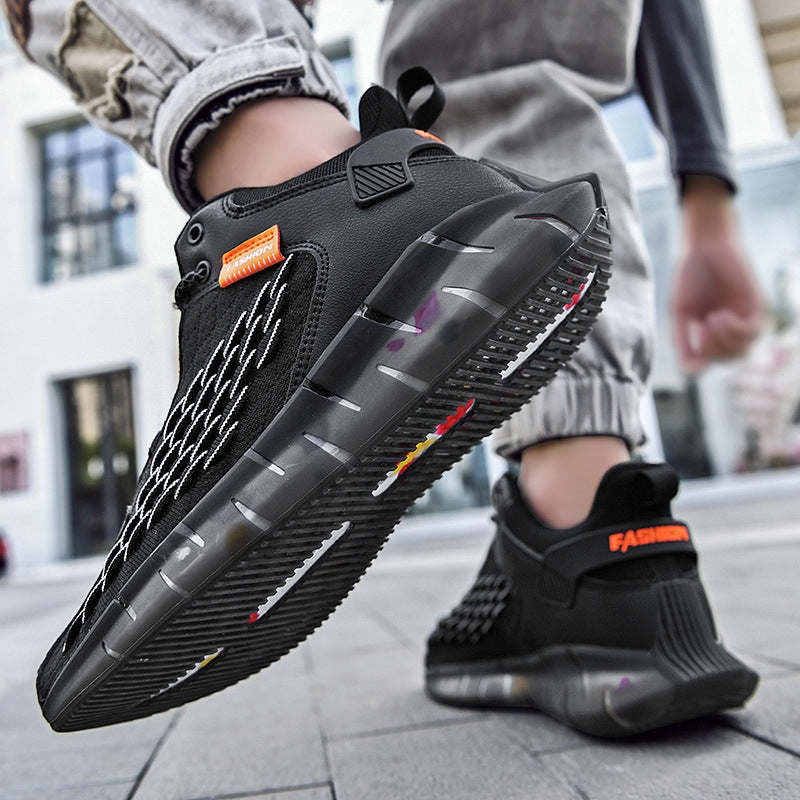 Men's Sneakers Coconut Shoes Men's Sports Shoes Couple Color Bottom Fashionable Men's Shoes Breathable