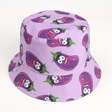 Bucket Hat Fishing Cap Cotton Print Fisherman Hat Printing Men and Women Outdoor Leisure