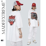 Y2g Shirts for Boys Spring and Summer Retro Short Sleeve Men's Neutral