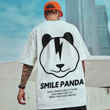 Men T-Shirts Loose Printed Half Sleeve