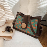 Strawberry Bags Women's Autumn and Winter Western Style Small Square Bag