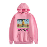 Squid Game Costume Anime Print Fashion Casual Hooded Sweatshirt