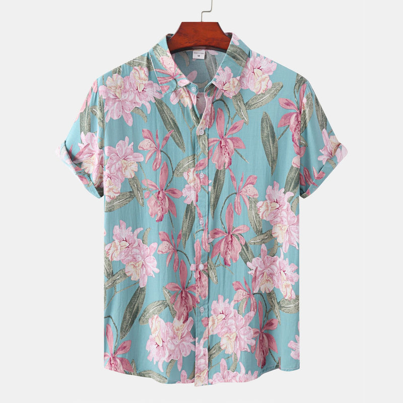 Camp Collar Shirt Printed Shirt