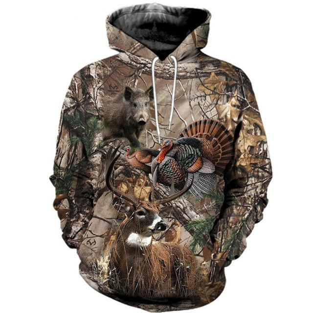Camofire Jacket Summer Printed Men's Fashion round Neck
