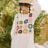 Coachella Music Festival Outfits Crocheted Short Small Sling Knitted Vest for Women