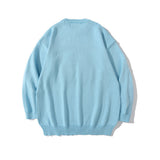 Men Sweater Cartoon Towel Embroidery Penguin Sweater Men's Pullover