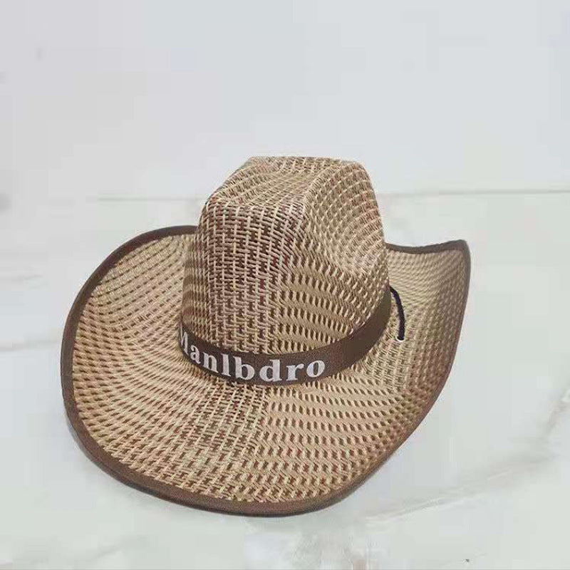 Summer Hats Men's Summer Straw Hat Sun Protection Hat