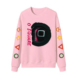 Squid Game Costume Sweatshirt round Neck Casual Pullover Sweater for Men and Women