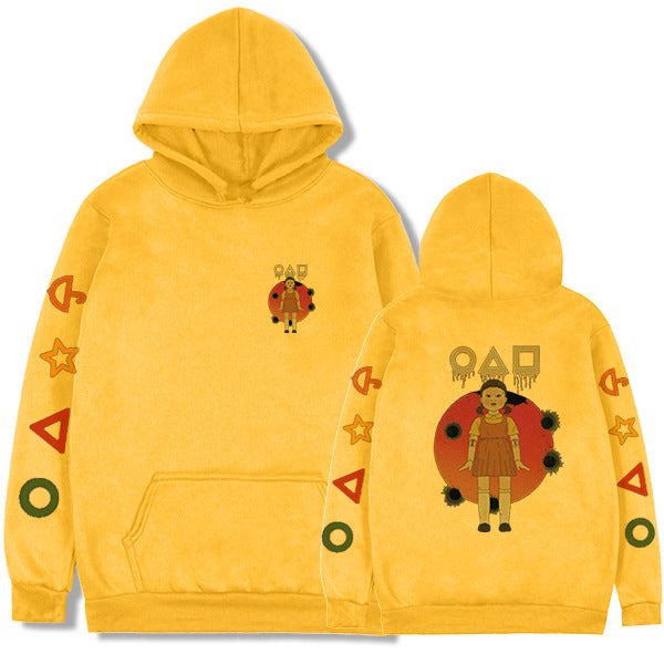 Squid Game Costume Hoodie Casual Sports Sweater for Men