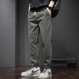 Cuffed Cargo Pants Men's Spring and Summer Pants Men's Spring Loose