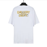 Gallery Dept T Shitrs round Neck Short Sleeve Color Graffiti Loose