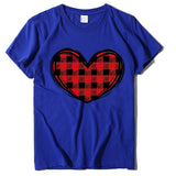 Valentine's Day T Shirts Couples Printed Women's T-shirt Loose T-shirt