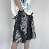 Men Denim Shorts Men's Summer