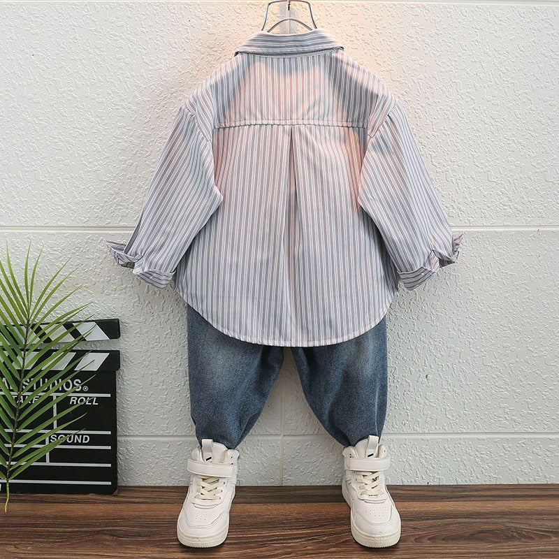 Toddler Boys Sweater Boys Autumn Clothing Shirt Outfit Autumn Clothes